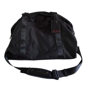 Tumi Black Travel Bag Duffel Weekender